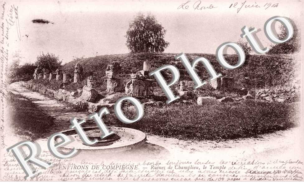 Ruines du Champlieu - le temple