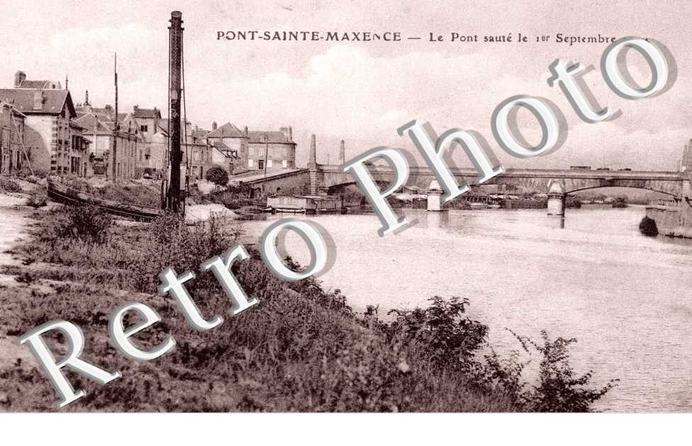 le Pont saute le 1er Septembre 1914