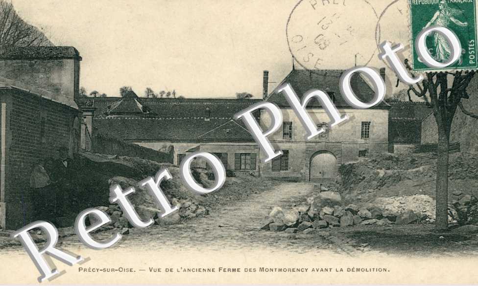Vue de l'ancienne Ferme des Montmorency avant la demolition