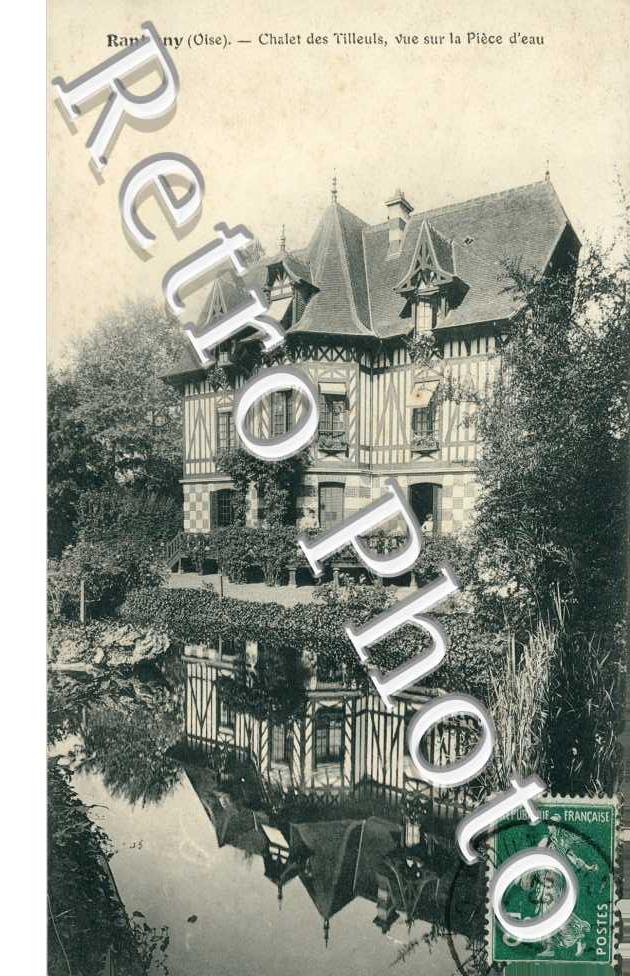 Chalet des Tilleuls, vue sur la Piece d'eau