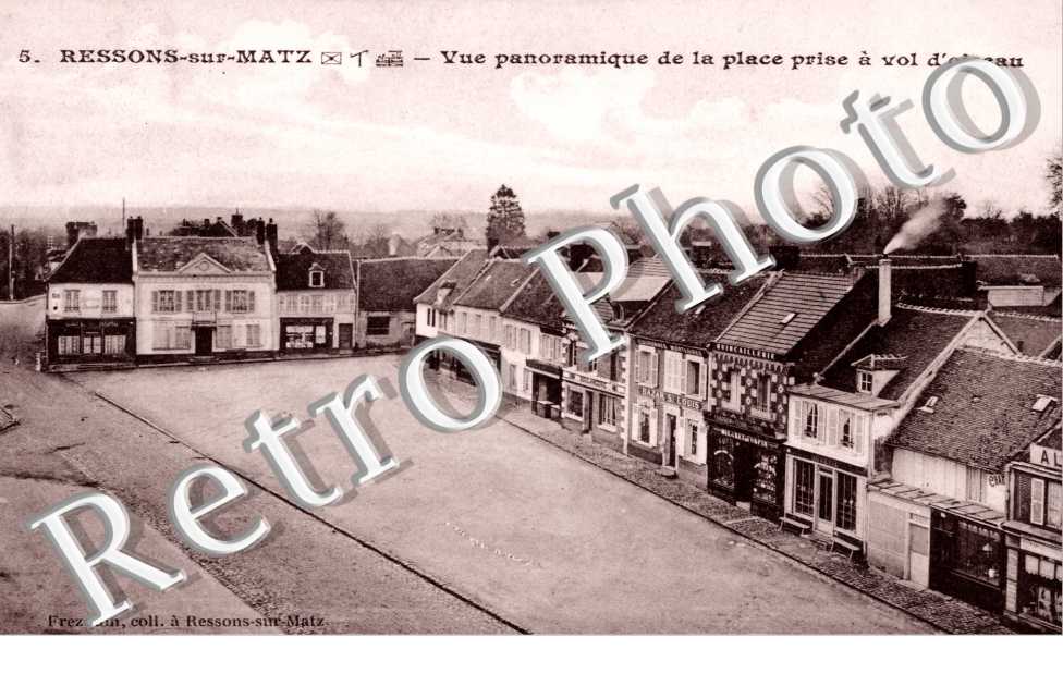 vue panoramique de la place prise a vol d' oiseau