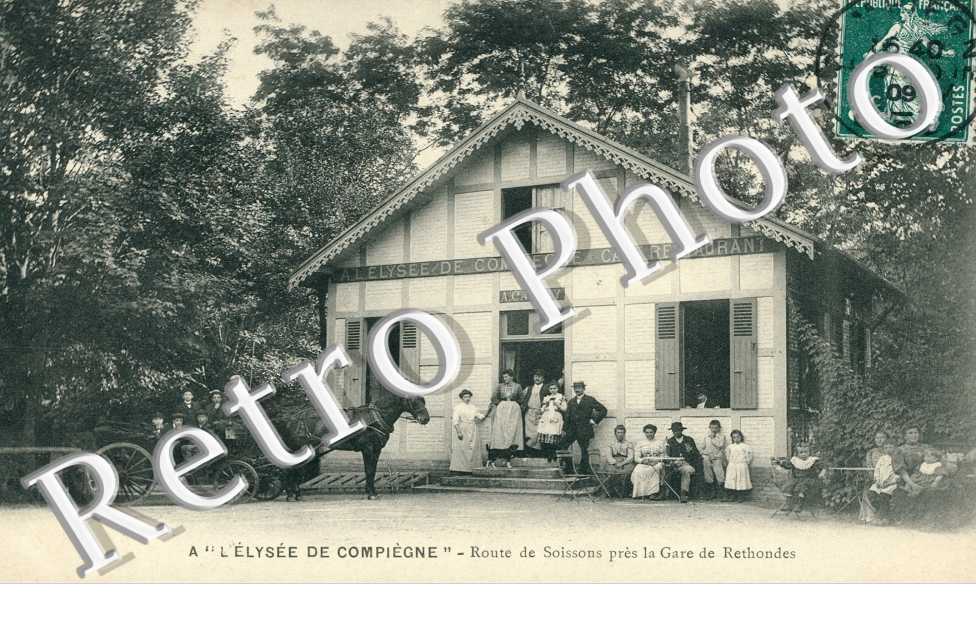 Route de Soissons pres de la Gare de Rethondes