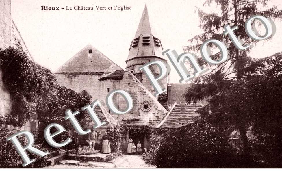 Le chateau vert et l'eglise