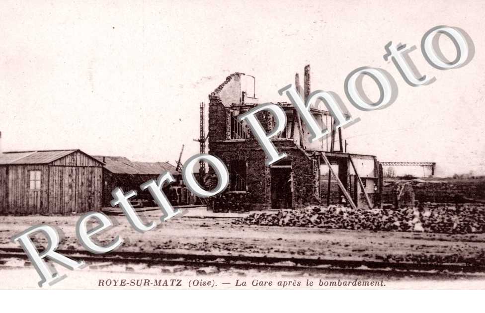la Gare après le Bombardement