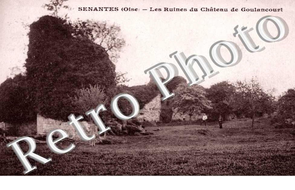 les ruines du Chateau de Goulancourt