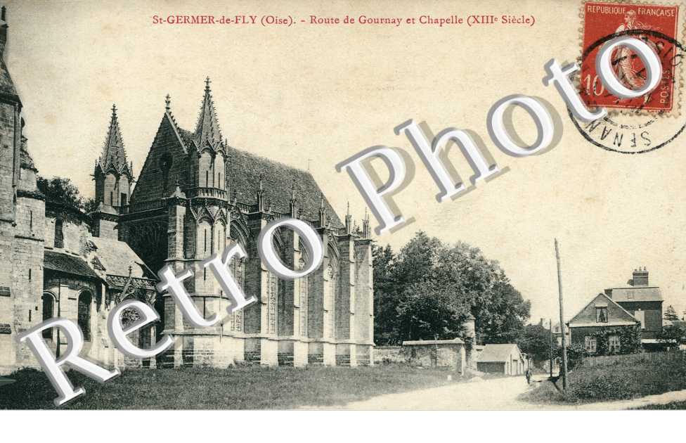 Route de Gournay et chapelle