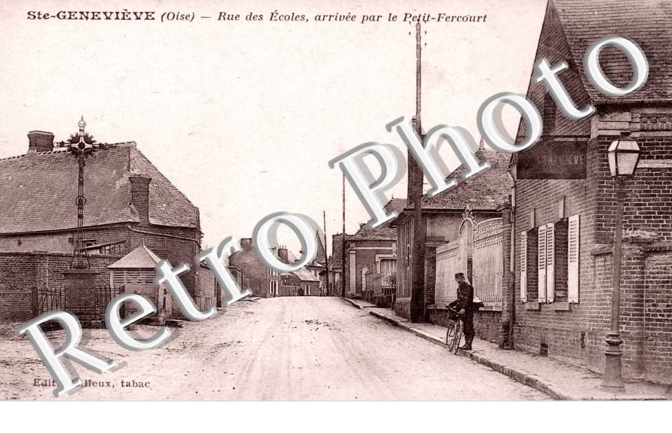 rue des ecoles arrivee par le petit fercourt