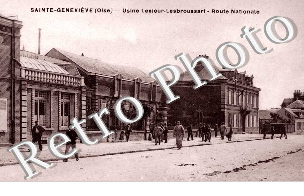 Usine Lesieur-Lesbroussart, Route Nationale
