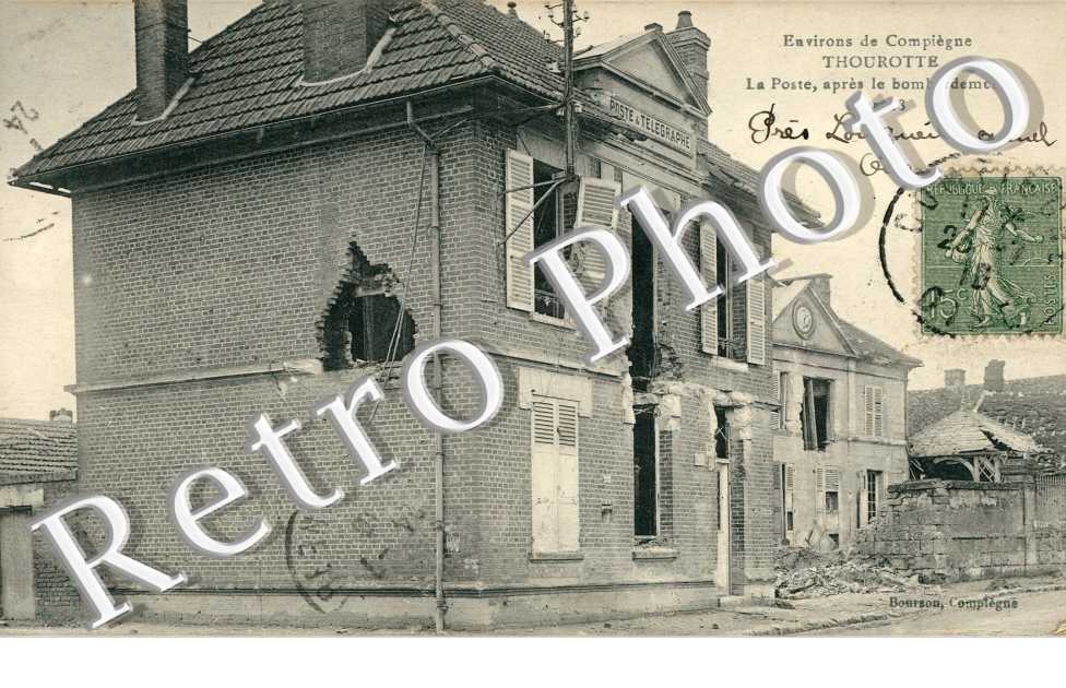 La Poste après le Bombardement
