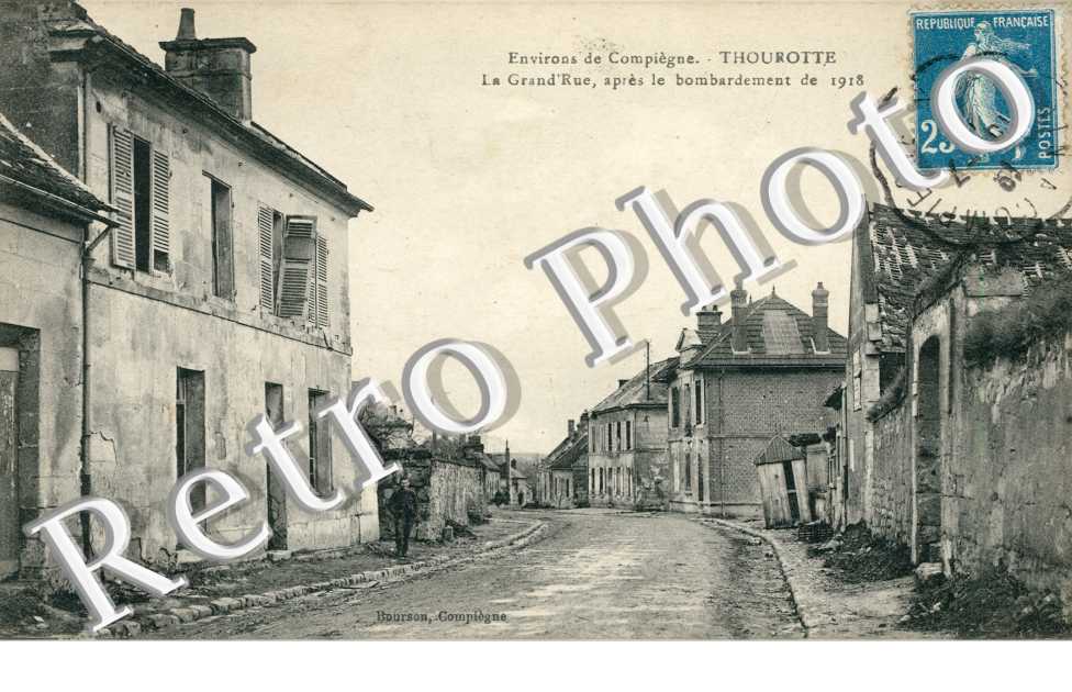 La Grand Rue après le bombardement