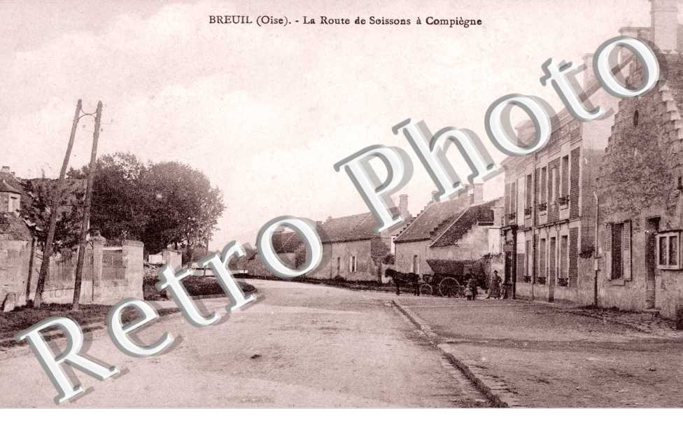 la route de Soissons a Compiegne