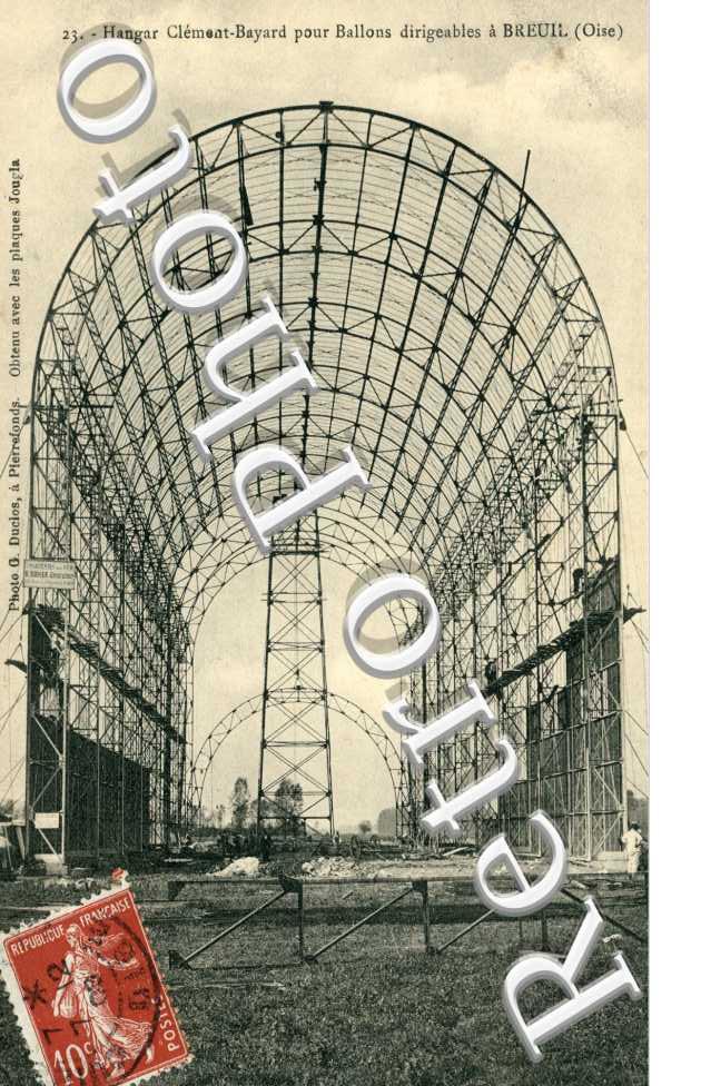 Hangar Clement-Bayard pour Ballons dirigeables a Breuil