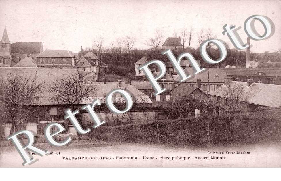 Panorama, Usine, Place publique, Ancien Manoir