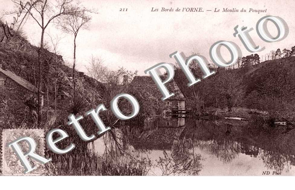 Les bords de l'Orne - le moulin du Pouquet