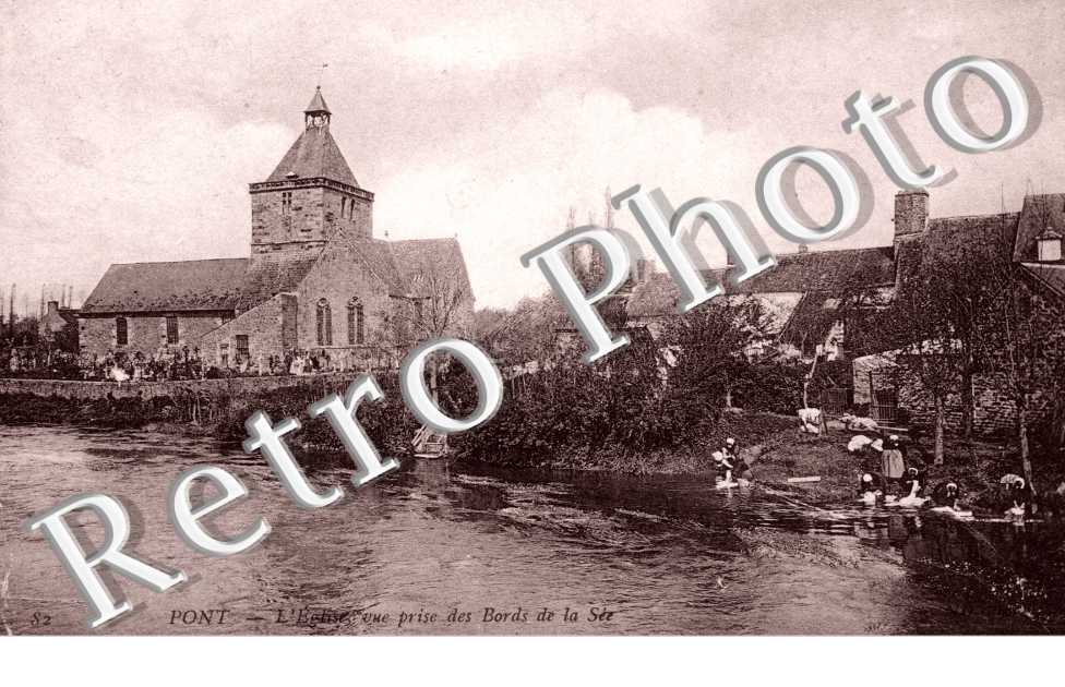 l'eglise, vue prise des bords de la See