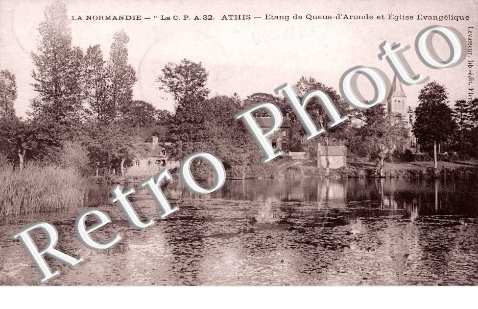 Etang de Queue-d'Aronde et Eglise Evangelique