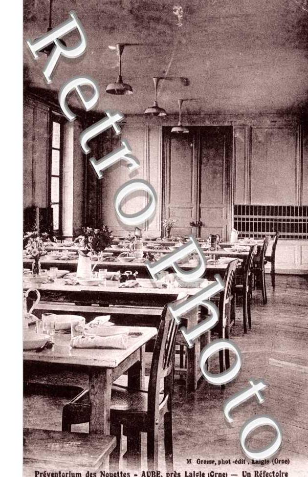 Preventorium des Nouettes, un refectoire