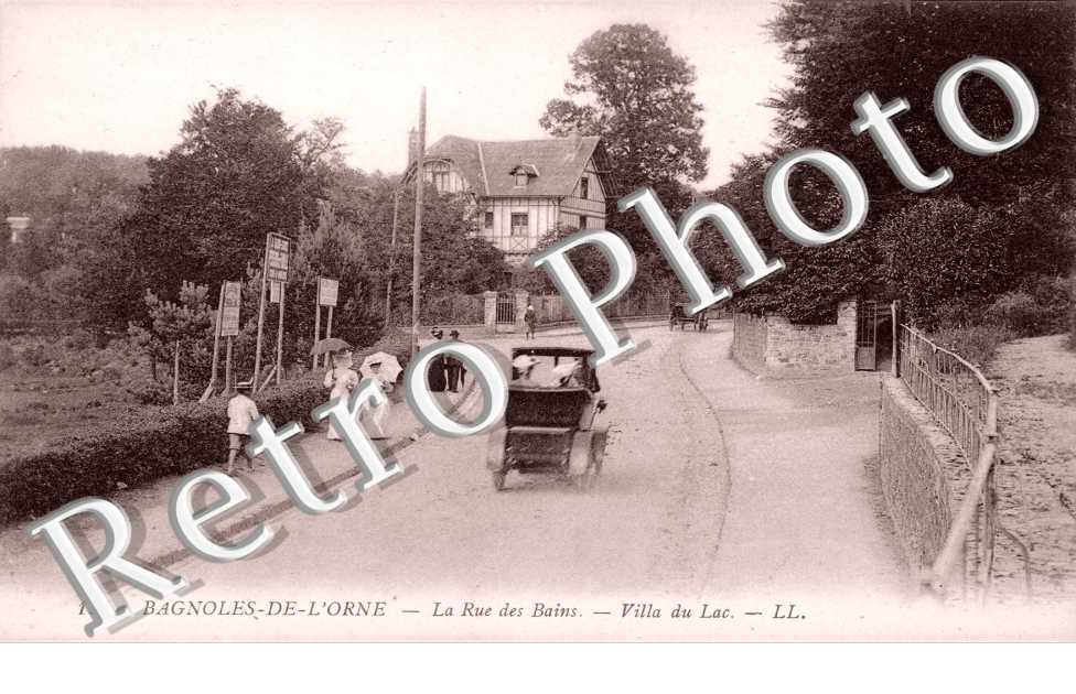 la rue des Bains - Villa du lac