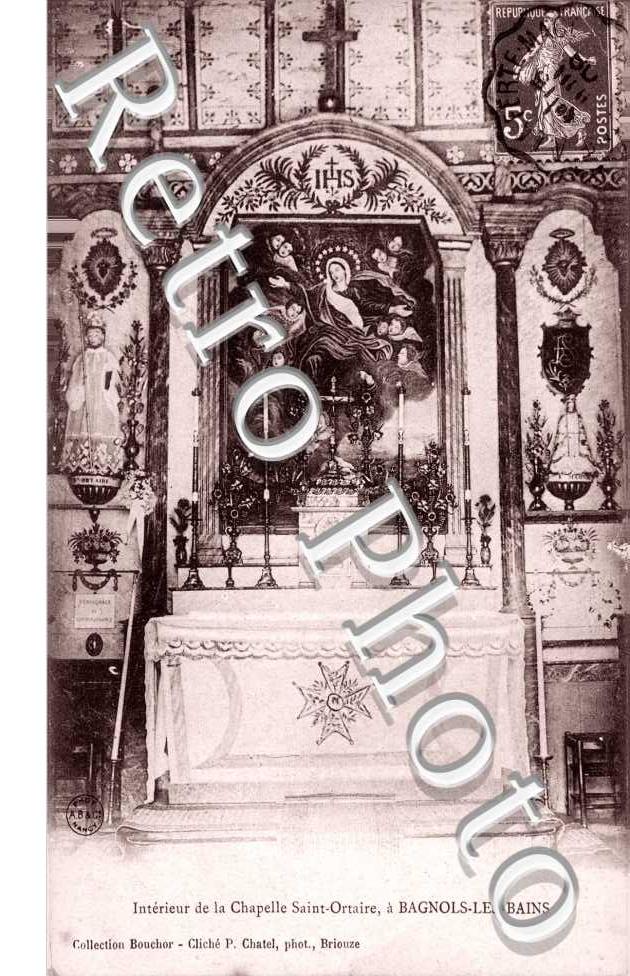Interieur de la Chapelle Saint Ortaire