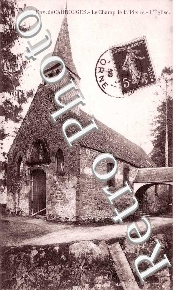 le Champ de la Pierre. eglise
