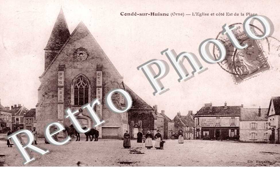 Eglise et cote est de la place