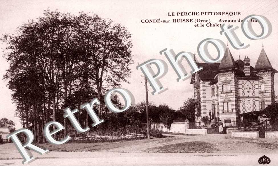 Avenue de la gare et le chalet