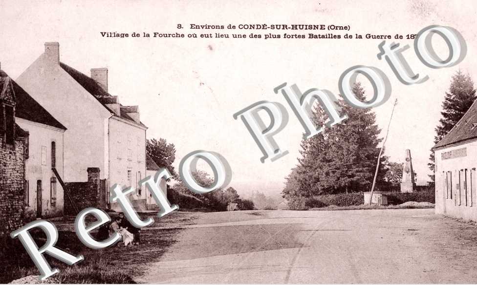 Village de la Fourche ou eut lieu une des plus fortes Batailles de la Guerre de 1870