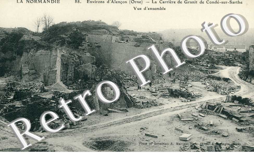 la Carriere de Granit de Conde-sur-Sarthe, Vue d'ensemble
