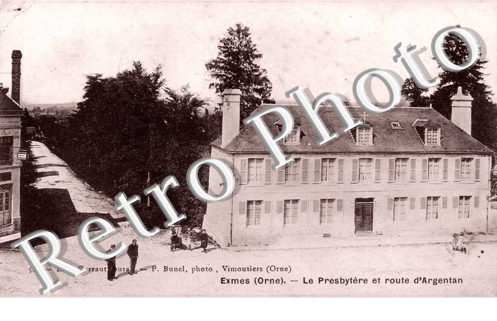 le presbytere et route d'Argentan