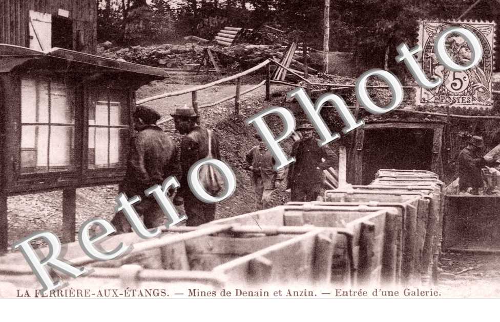 Mines de Denain et Anzin, Entree d'une Galerie