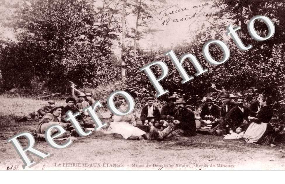Mines de Denain et Anzin, Repas de Mineurs
