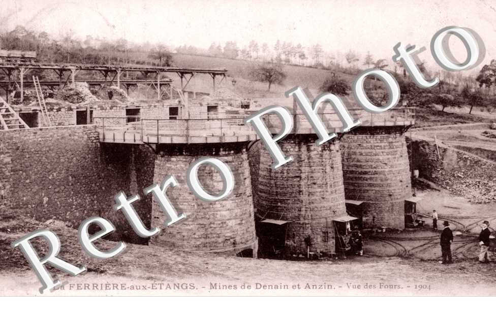 Mines de Denain et Anzin. Vue des Fours 1994