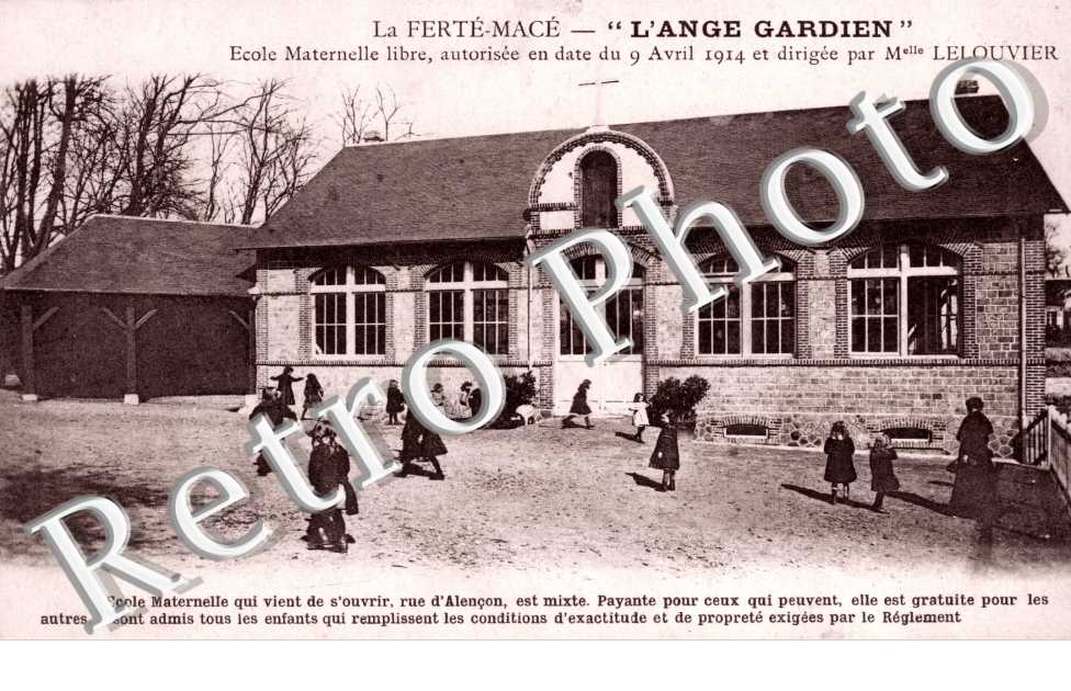 "l'Ange Gardien", Ecole Maternelle libre dirigee par Mademoiselle Lelouvier