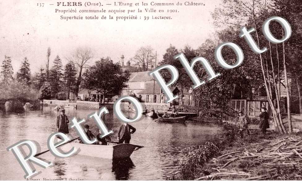 l'Etang et les Communs du Chateau, Propriete Communale acquise par la Ville en 1901