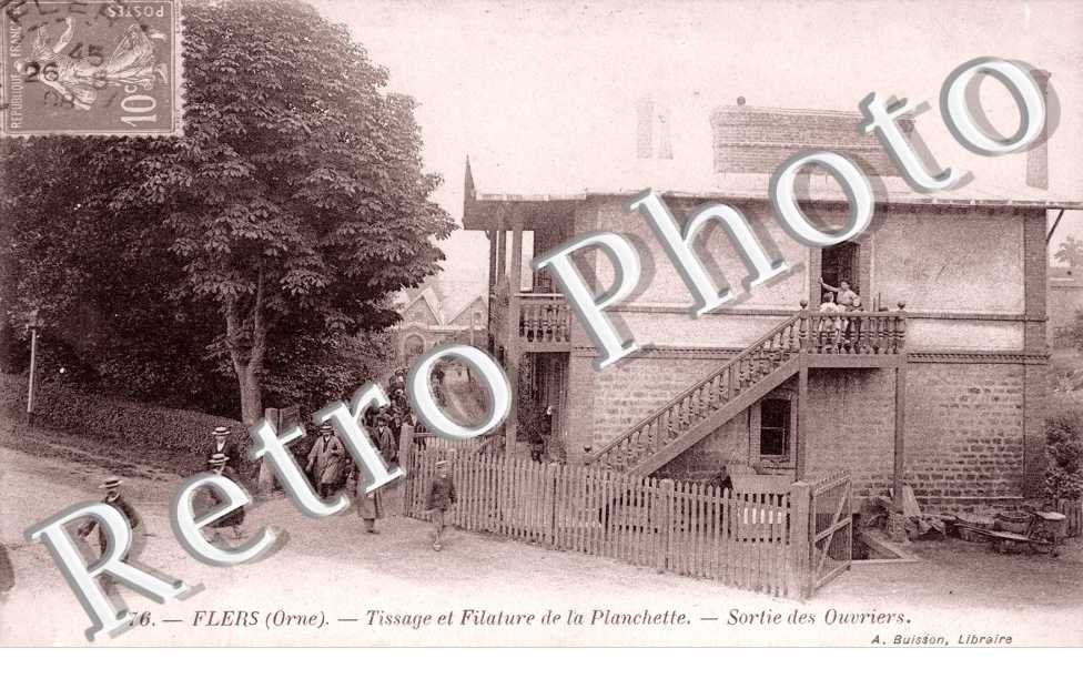 Tissage et Filature de la Planchette, Sortie des Ouvriers