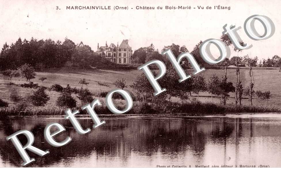 Chateau du Bois-Marie - Vue de l'etang