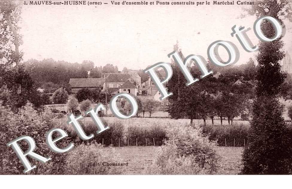 Vue d'ensemble et Ponts construits par la Marechal Catinat