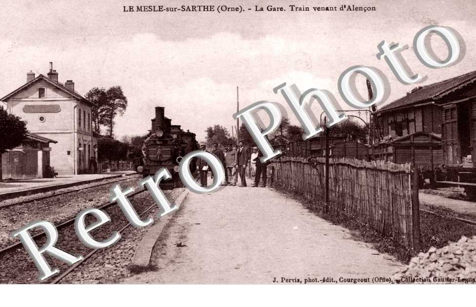 la Gare, Trains venant d'Alencon