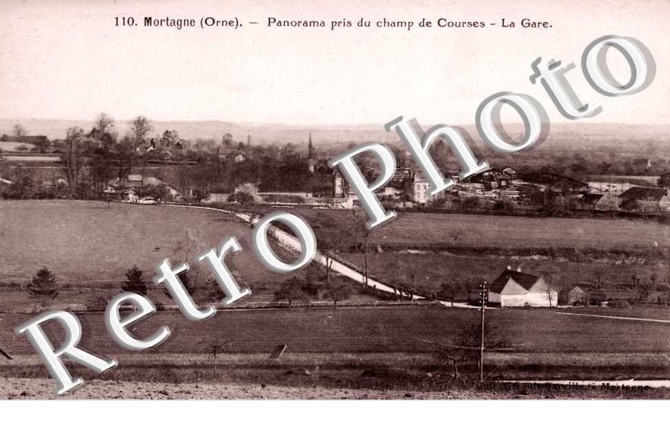 Vue panoramique, la Gare