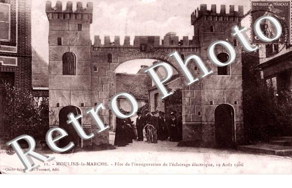 fete de l'inauguration de l'eclairage electrique 19 aout 1906