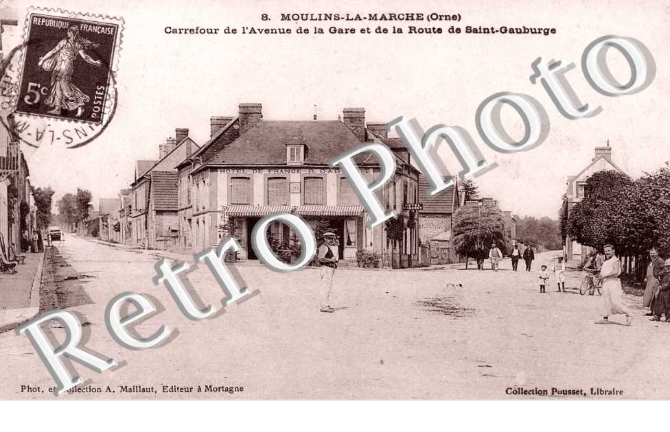Carrefour de l'Avenue de la Gare et Route de Saint Gauburge