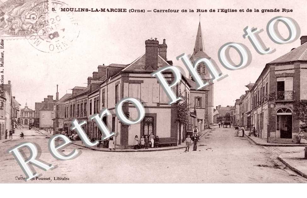carrefour de la rue de l'eglise et de la grande rue