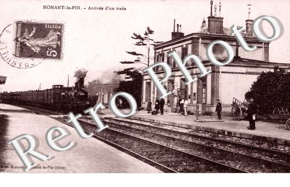 arrivee d'un train (locomotive)