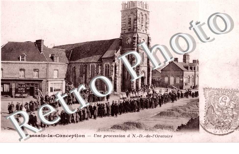 une procession a Notre-Dame de l'Oratoire
