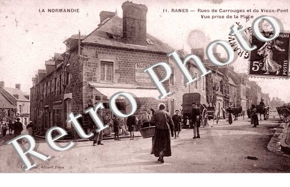 rues de carrouges et de vieux pont