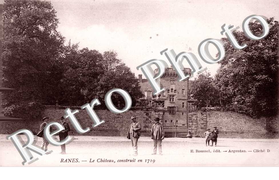 le Chateau , construit en 1719