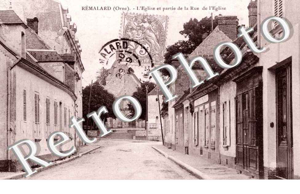 l'Eglise et Partie de la Rue de l'Eglise