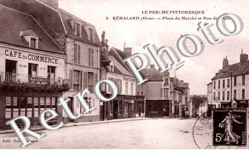 place du marche et rue du moulin