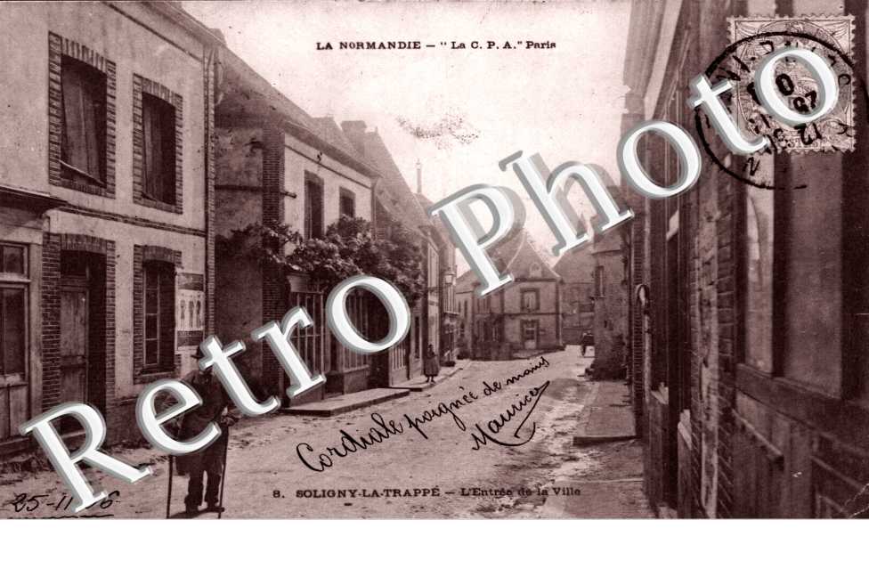 l'entree de la ville