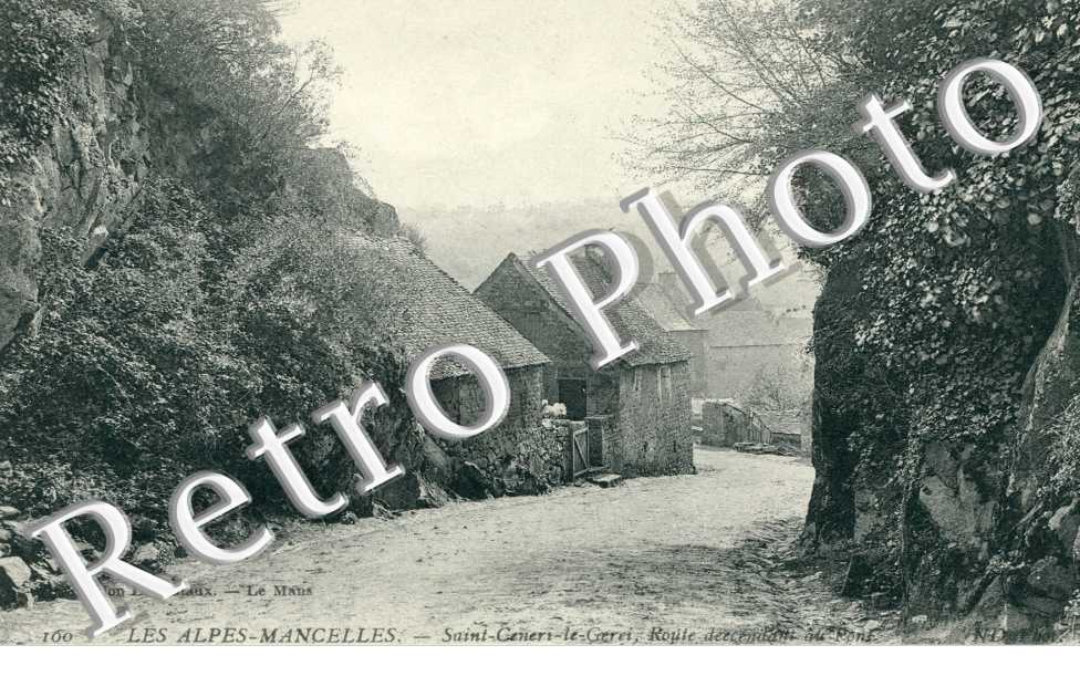 Alpes Mancelles, Route descendant le Pont